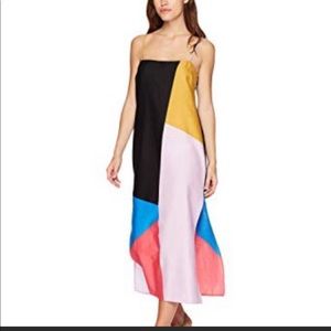 Like New Mara Hoffman Colorblock Cover Up Dress